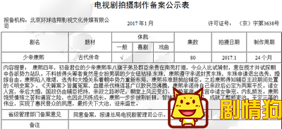 少帝康熙讲的什么故事 少帝康熙主演是谁